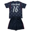 Forente stater Alex Freeman #16 Bortedraktsett Barn VM 2026 Kortermet (+ korte bukser)